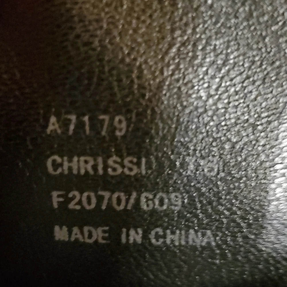 Coach Chrissi black boots size 7. Leather and Classic Coach print fabric uppers. - Picture 3 of 7